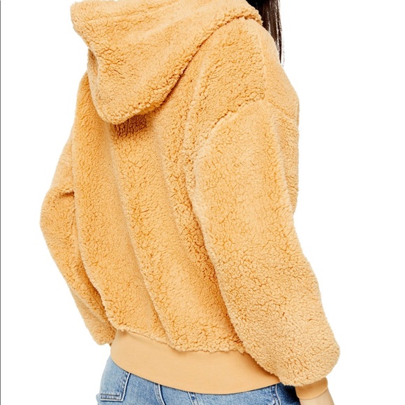 Topshop Teddy Hoodie - Picture 2 of 6
